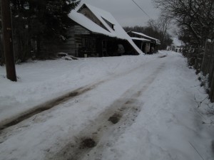 Winter lane, 2013